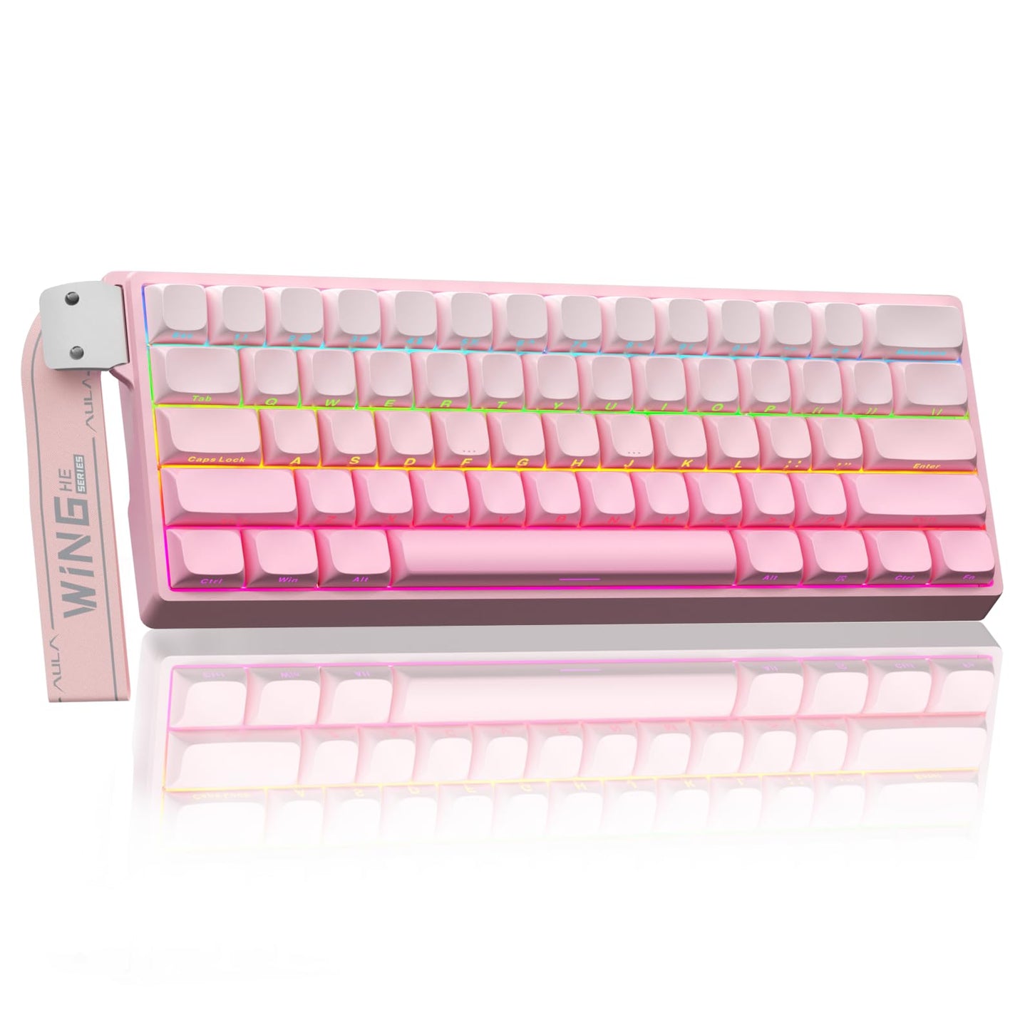 Aula WIN60 HE - 60% Mechanical Gaming Keyboard Wired, Magnetic Switch Hot Swappable, Adjustable Actuation Rapid Trigger Mode, 8000 Hz Polling Rate, RGB Small Keyboard 60 Percent Compact Design for PC