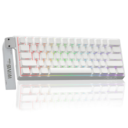 Aula WIN60 HE - 60% Mechanical Gaming Keyboard Wired, Magnetic Switch Hot Swappable, Adjustable Actuation Rapid Trigger Mode, 8000 Hz Polling Rate, RGB Small Keyboard 60 Percent Compact Design for PC